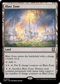 Blast Zone - Commander: Modern Horizons 3 - Magic: The Gathering card