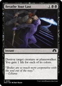 Breathe Your Last - Modern Horizons 3 - Magic: The Gathering card