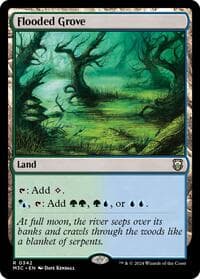 Flooded Grove - Commander: Modern Horizons 3 - Magic: The Gathering card