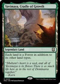 Yavimaya, Cradle of Growth - Commander: Modern Horizons 3 - Magic: The Gathering card