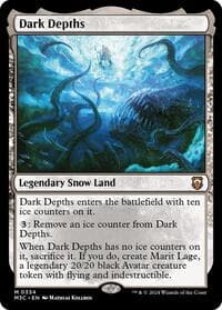 Dark Depths - Commander: Modern Horizons 3 - Magic: The Gathering card