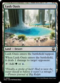 Lush Oasis - Commander: Modern Horizons 3 - Magic: The Gathering card