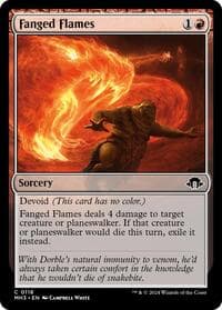 Fanged Flames - Modern Horizons 3 - Magic: The Gathering card