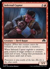Infernal Captor - Modern Horizons 3 - Magic: The Gathering card