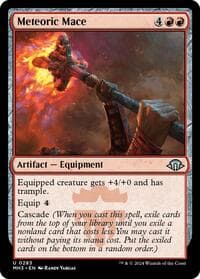 Meteoric Mace - Modern Horizons 3 - Magic: The Gathering card