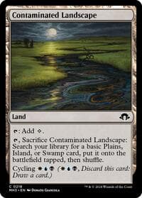 Contaminated Landscape - Modern Horizons 3 - Magic: The Gathering card