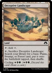 Deceptive Landscape - Modern Horizons 3 - Magic: The Gathering card