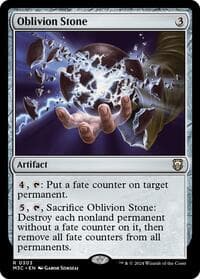 Oblivion Stone - Commander: Modern Horizons 3 - Magic: The Gathering card