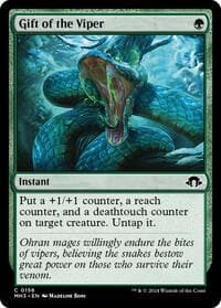 Gift of the Viper - Modern Horizons 3 - Magic: The Gathering card
