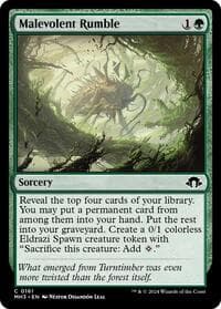 Malevolent Rumble - Modern Horizons 3 - Magic: The Gathering card