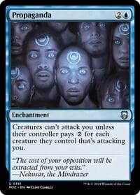 Propaganda (Ripple Foil) - Commander: Modern Horizons 3 - Magic: The Gathering card