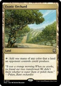 Exotic Orchard (Ripple Foil) - Commander: Modern Horizons 3 - Magic: The Gathering card