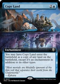 Copy Land (Extended Art) - Commander: Modern Horizons 3 - Magic: The Gathering card