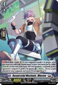 Resourceful Mechanic, Winston (Foil) - D Promo Cards - Cardfight Vanguard card