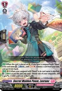 Secret Maiden Poem, Levranc - D Promo Cards - Cardfight Vanguard card
