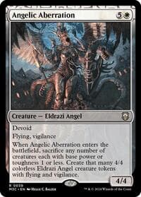 Angelic Aberration (Ripple Foil) - Commander: Modern Horizons 3 - Magic: The Gathering card