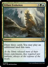 Urban Evolution (Ripple Foil) - Commander: Modern Horizons 3 - Magic: The Gathering card
