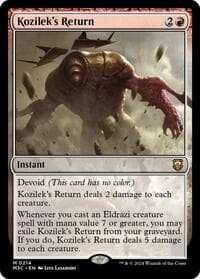 Kozilek's Return (Ripple Foil) - Commander: Modern Horizons 3 - Magic: The Gathering card
