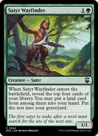 Satyr Wayfinder (Ripple Foil) - Commander: Modern Horizons 3 - Magic: The Gathering card