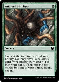 Ancient Stirrings (Ripple Foil) - Commander: Modern Horizons 3 - Magic: The Gathering card