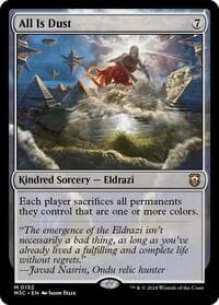 All Is Dust (Ripple Foil) - Commander: Modern Horizons 3 - Magic: The Gathering card
