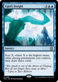 Ugin's Insight (Ripple Foil) - Commander: Modern Horizons 3 - Magic: The Gathering card