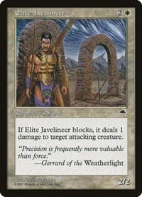 Elite Javelineer - Tempest - Magic: The Gathering card