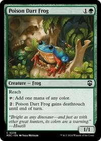 Poison Dart Frog (Ripple Foil) - Commander: Modern Horizons 3 - Magic: The Gathering card