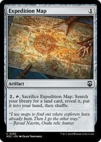 Expedition Map (Ripple Foil) - Commander: Modern Horizons 3 - Magic: The Gathering card