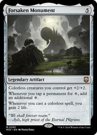Forsaken Monument (Ripple Foil) - Commander: Modern Horizons 3 - Magic: The Gathering card