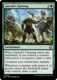 Garruk's Uprising (Ripple Foil) - Commander: Modern Horizons 3 - Magic: The Gathering card
