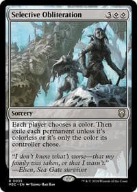 Selective Obliteration (Ripple Foil) - Commander: Modern Horizons 3 - Magic: The Gathering card