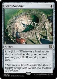 Seer's Sundial (Ripple Foil) - Commander: Modern Horizons 3 - Magic: The Gathering card