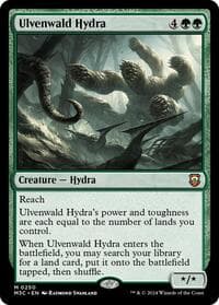 Ulvenwald Hydra (Ripple Foil) - Commander: Modern Horizons 3 - Magic: The Gathering card