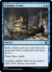 Treasure Cruise (Ripple Foil) - Commander: Modern Horizons 3 - Magic: The Gathering card