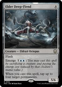 Elder Deep-Fiend (Ripple Foil) - Commander: Modern Horizons 3 - Magic: The Gathering card