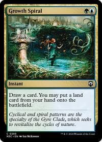 Growth Spiral (Ripple Foil) - Commander: Modern Horizons 3 - Magic: The Gathering card