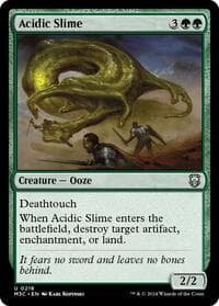 Acidic Slime (Ripple Foil) - Commander: Modern Horizons 3 - Magic: The Gathering card