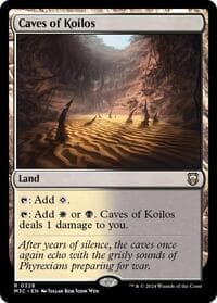Caves of Koilos (Ripple Foil) - Commander: Modern Horizons 3 - Magic: The Gathering card