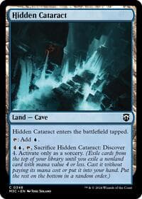 Hidden Cataract (Ripple Foil) - Commander: Modern Horizons 3 - Magic: The Gathering card