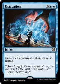 Evacuation (Ripple Foil) - Commander: Modern Horizons 3 - Magic: The Gathering card