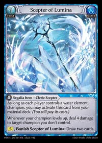 Scepter of Lumina - Proxia's Vault - Grand Archive TCG card