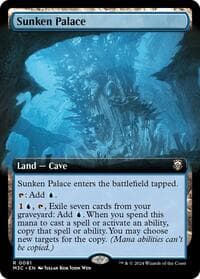 Sunken Palace (Extended Art) - Commander: Modern Horizons 3 - Magic: The Gathering card