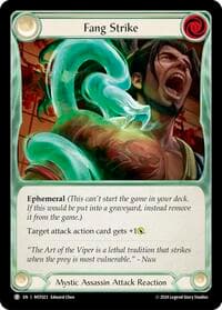 Fang Strike // Zen - Part the Mistveil - Flesh and Blood TCG card