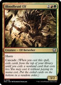 Bloodbraid Elf - Commander: Modern Horizons 3 - Magic: The Gathering card