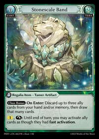 Stonescale Band - Proxia's Vault - Grand Archive TCG card