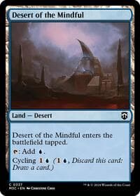 Desert of the Mindful (Ripple Foil) - Commander: Modern Horizons 3 - Magic: The Gathering card