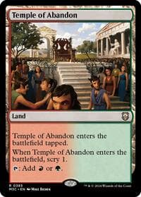 Temple of Abandon - Commander: Modern Horizons 3 - Magic: The Gathering card