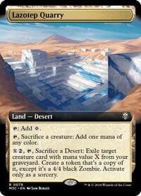 Lazotep Quarry (Extended Art) (Ripple Foil) - Commander: Modern Horizons 3 - Magic: The Gathering card