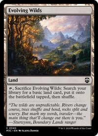 Evolving Wilds - Commander: Modern Horizons 3 - Magic: The Gathering card